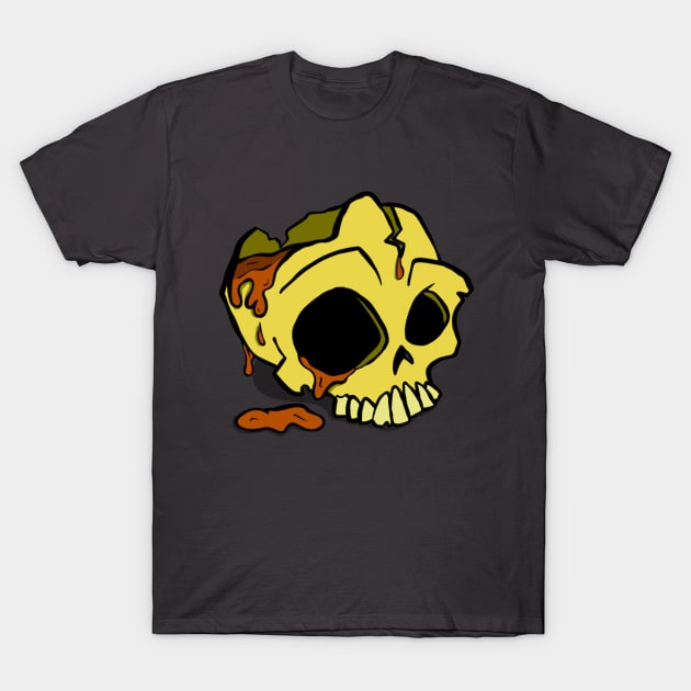 Leaky skull T-Shirt by Pixelated Potatoe